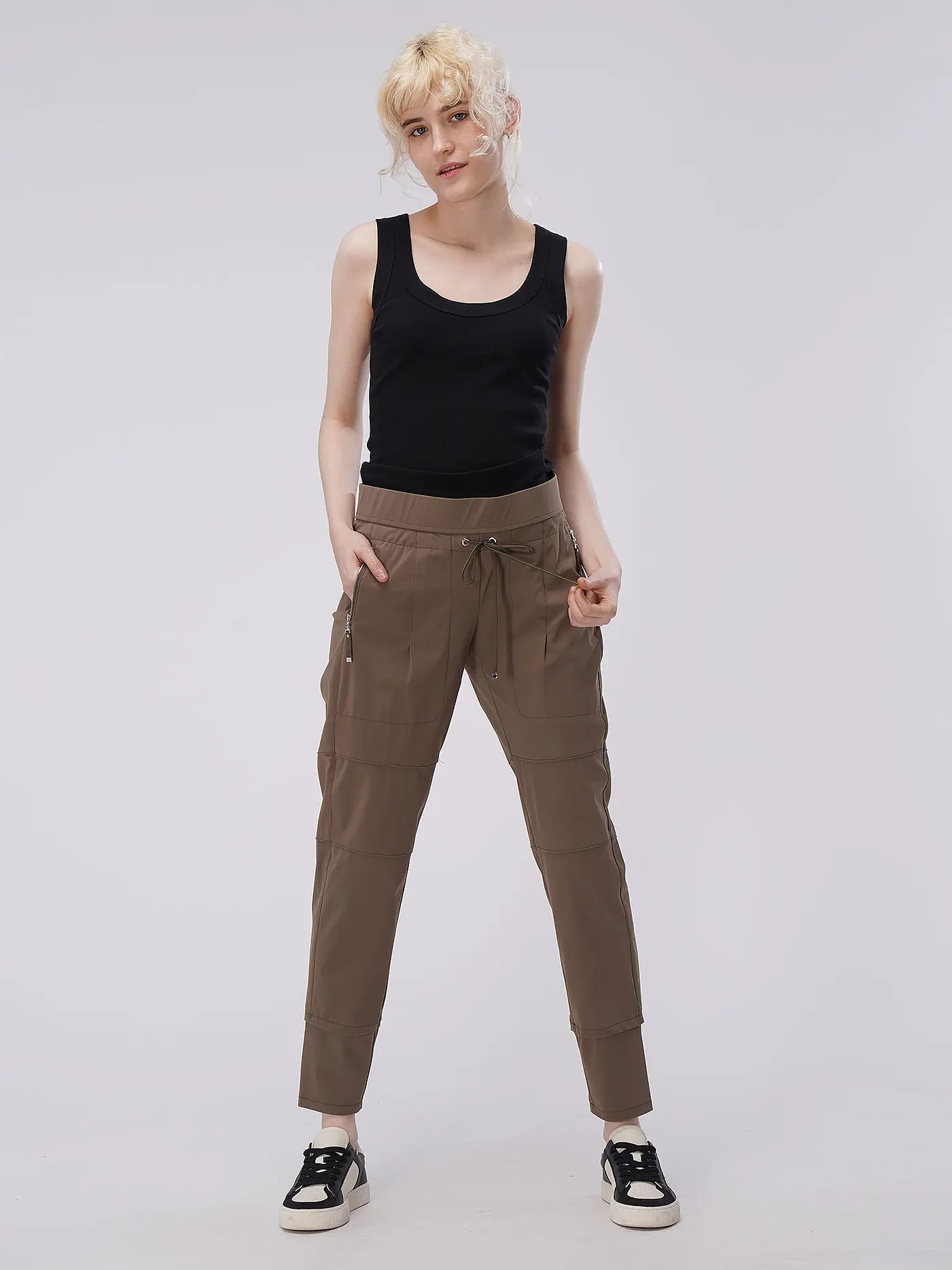 RAFFAELLO ROSSI | Hose Jogging Fit "Candy" | beige
